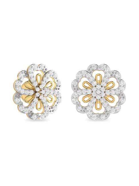 PC Jeweller Garvey 18k White Gold Earrings for Women