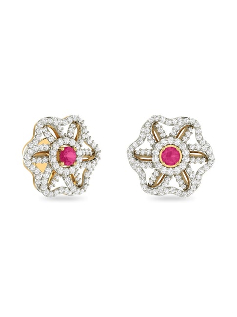 PC Jeweller Makani 18k Gold Earrings for Women-picture-18