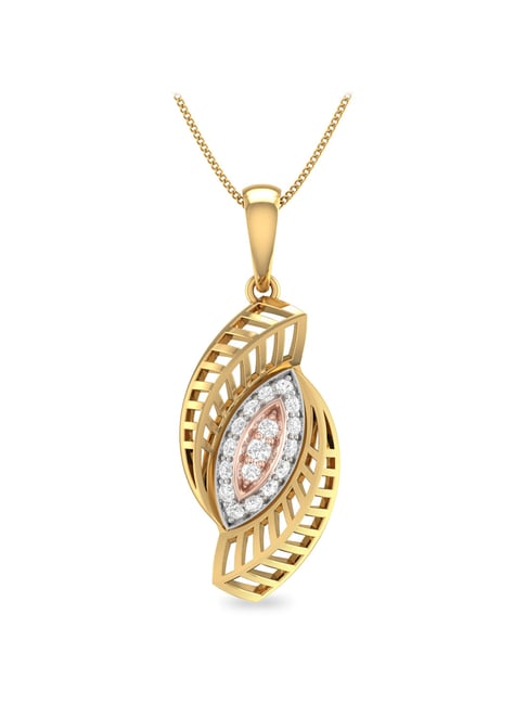 PC Jeweller Deoradhain 18k Gold Pendant without Chain for Women-picture-12