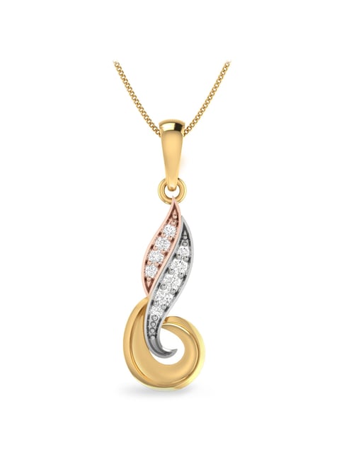PC Jeweller Keandre 18k Gold Pendant without Chain for Women-picture-47
