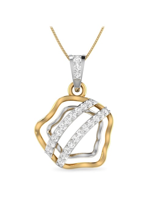 PC Jeweller Samir 18k Gold Pendant without Chain for Women-picture-22