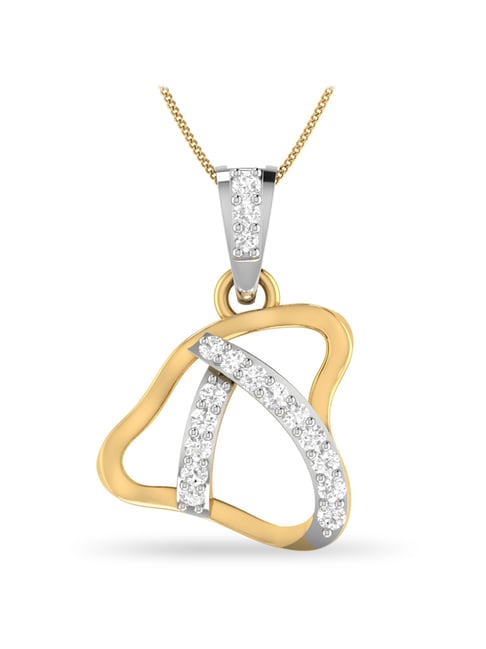 PC Jeweller Prana 18k Gold Pendant without Chain for Women-picture-21