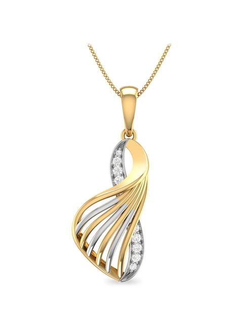 PC Jeweller Delano 18k Gold Pendant without Chain for Women-picture-15