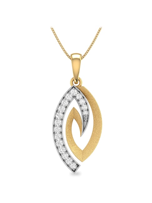 PC Jeweller Darick 18k Gold Pendant without Chain for Women-picture-28