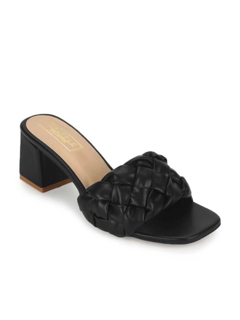 Truffle Collection Women's Black Casual Sandals