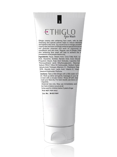 Buy Ethiglo Skin Whitening Face Wash 200 ml Online At Best Price