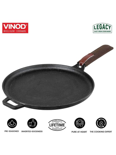 Vinod Non-Stick 280mm Induction Dosa Tawa/Griddle, 10