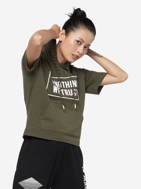 westside olive green dress Buy Nuon Olive Ribbed Bodycon Dress from Westside