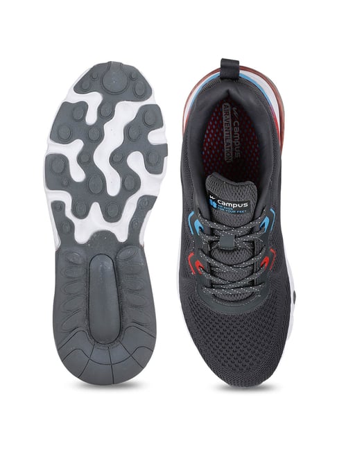 Gloster Charcoal Grey Running Shoes 