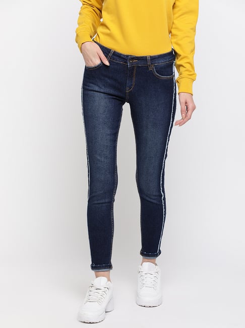 Pepe Jeans Blue Skinny Fit Lightly Washed Jeans