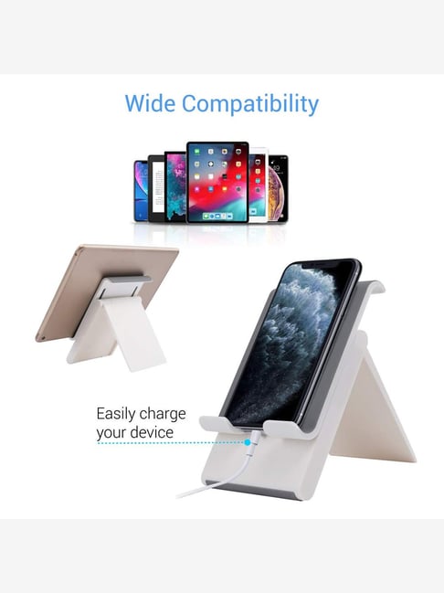 Buy Portronics Paddie Mobile/Tablet Holder (POR1034, White) Online at