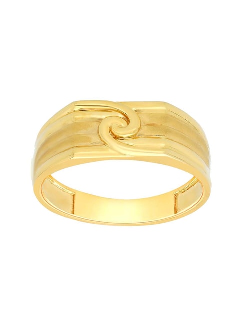 Gold Ring For Men | Initial Rings | Gold Wedding Bands | 22k – Thamor Jewels