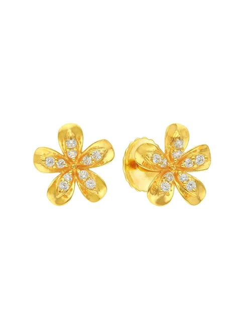 Gold Earrings at Best Price Online in India - PC Chandra Studs Collection