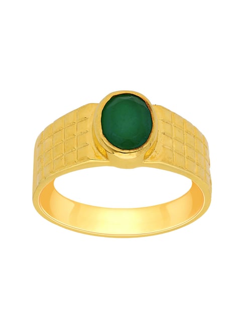 Green Mantra Ring - Asma AlShaya Jewellery