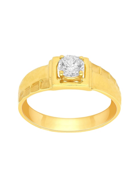MALABAR GOLD & DIAMONDS BIS Hallmark & certified IGI Diamond for Men 18kt  Diamond Yellow Gold, White Gold ring Price in India - Buy MALABAR GOLD &  DIAMONDS BIS Hallmark & certified
