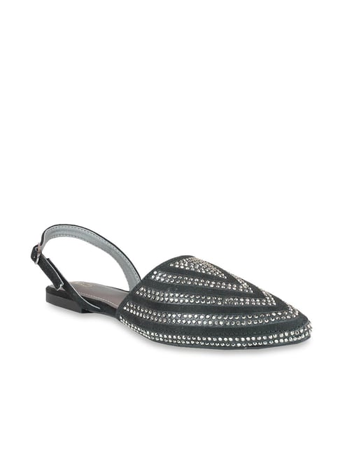 Inc.5 Women's Black Back Strap Sandals Price in India