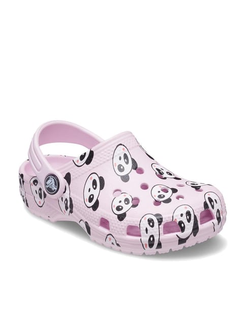 Crocs Kid's Classic Pink Back strap Clogs