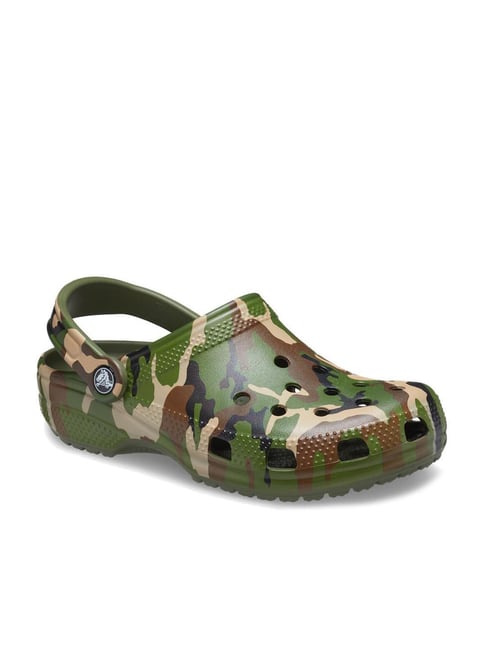 Crocs Unisex Classic Green Back strap Clogs