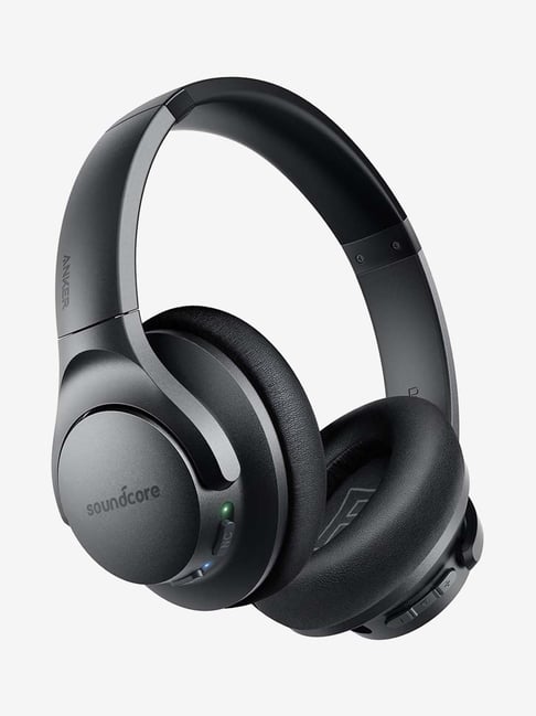 Soundcore Life Q20 Hybrid Active Noise Cancelling Wireless Over-Ear  Headphones (Black)