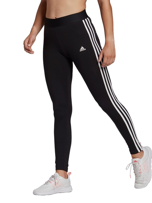 Black White Vertical Stripe Elastic Leggings -SheIn(Sheinside) | Zebra  leggings, Striped leggings, Black and white pants