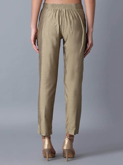 Buy W Olive Slim Fit Pants for Women's Online @ Tata CLiQ