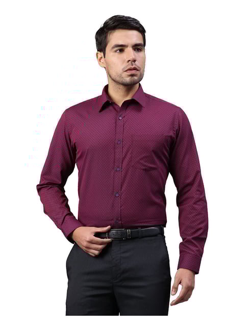 Buy Next Look Dark Maroon Checks Shirt for Men Online Tata CLiQ