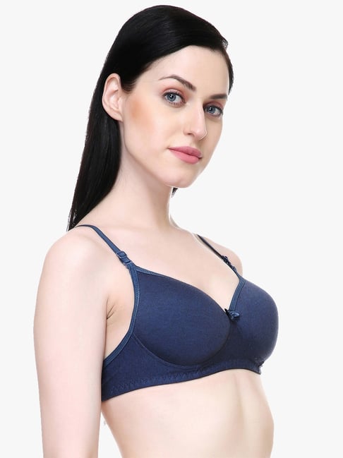 Buy Lady Lyka Multicolor Non Wired Padded T-Shirt Bra (Pack of 2) for Women  Online @ Tata CLiQ