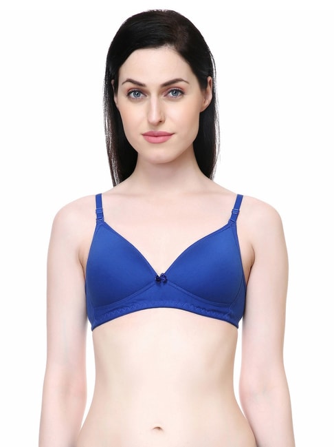 Buy Lady Lyka Blue Non Wired Padded T-Shirt Bra for Women Online @ Tata CLiQ