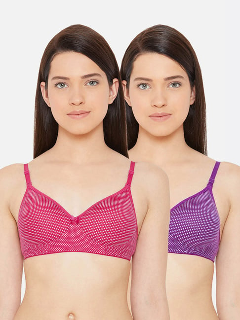Buy Lady Lyka Multicolor Non Wired Padded Sports Bra (Pack Of 2