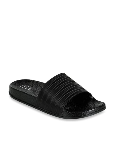 Elle Women's Black Casual Sandals