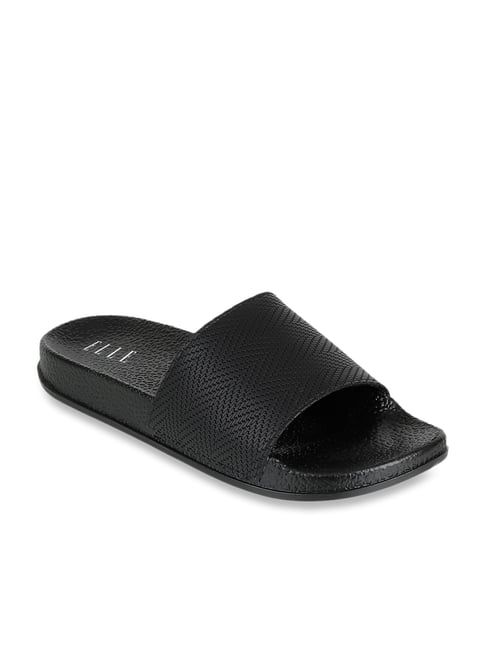 Elle Women's Black Casual Sandals