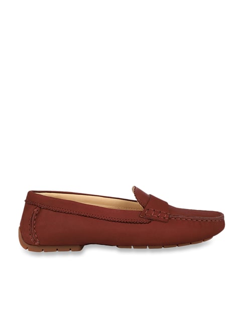 Buy Clarks Women s C Mocc Maroon Loafers for Women at Best Price