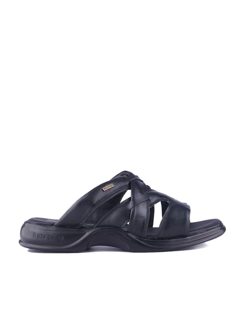 Red chief black chappal hot sale