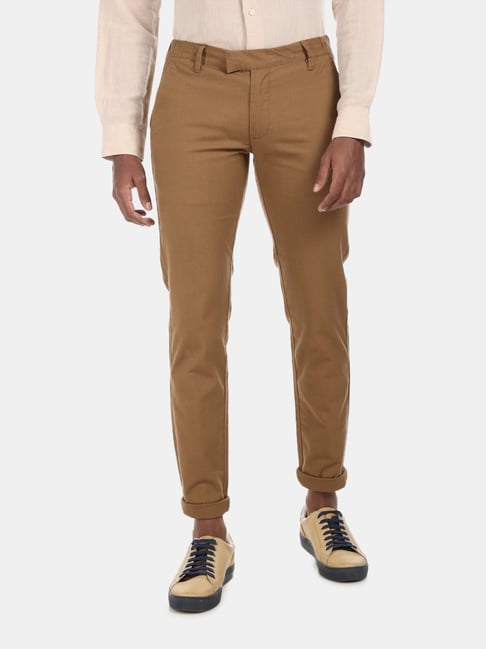 Buy Khaki Trousers  Pants for Men by Ruggers Online  Ajiocom