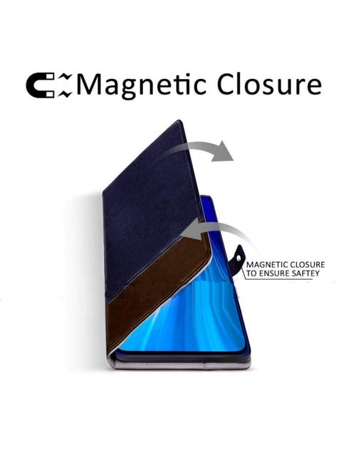 Surakey Cover Compatibile con Samsung Galaxy S10 Flip Libro Portafoglio Pelle Case Modello di Mandala con Funzione Supporto e Porte Carte Chiusura Magnetica Anti-Scratch Goffratura Custodia,Blu 