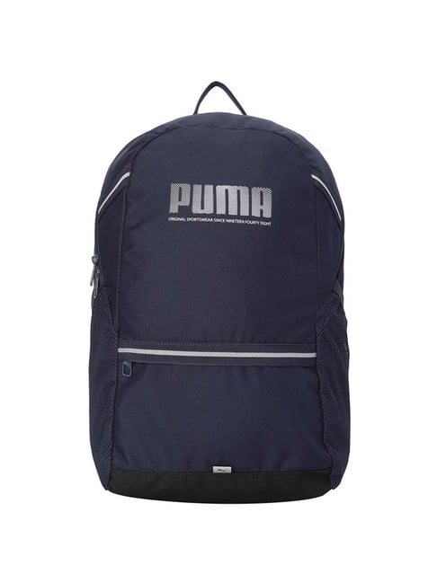 Puma Blue Polyester Medium Backpack