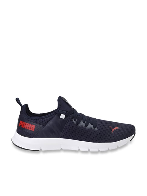 Puma Men's Flex Fire V5  Peacoat Navy Running Shoes