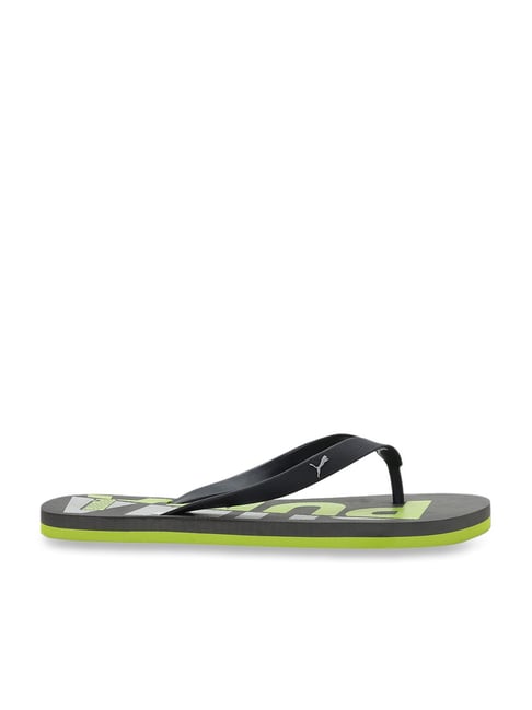 Puma Men's Epsom V5 Black & Blue Flip Flops