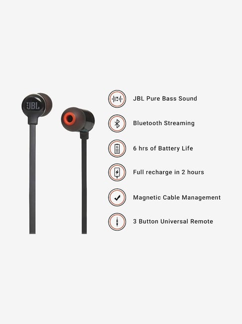 Buy JBL Tune 160BT Pure Bass Wireless in Ear Headphones with Mic