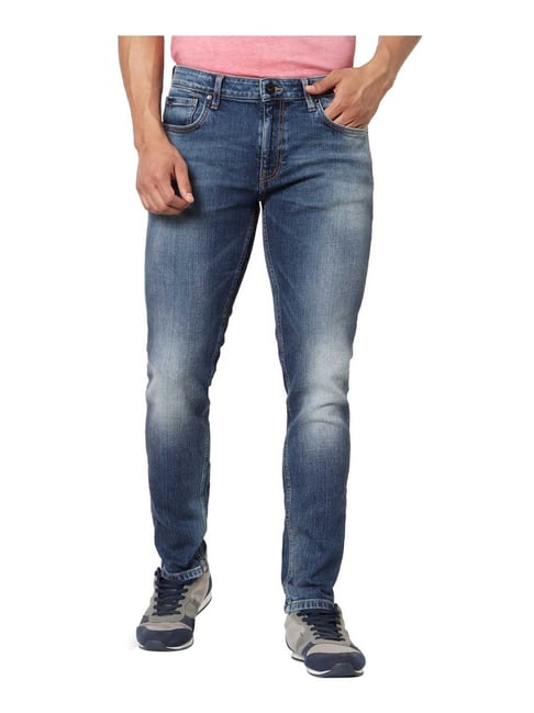 Jack & Jones Protect Dark Blue Skinny Fit Solid Jeans