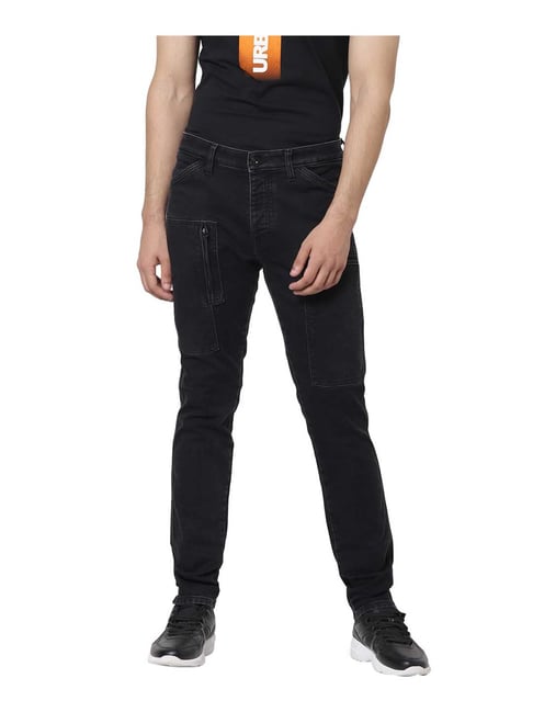 Jack & Jones Black Low Rise Slim Fit Jeans