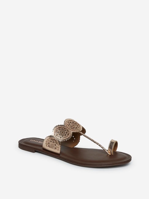 Buy SOLEPLAY by Westside Taupe Toe-Ring Sandals Online at best price at  TataCLiQ