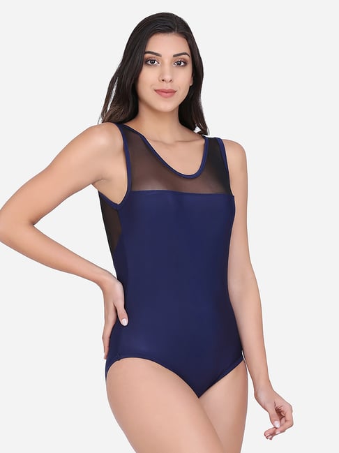 1To Finity Women's padded spendex High Cut Low Back One Piece