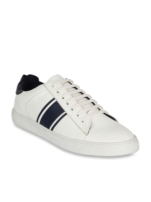 Carlton London Men's White Casual Sneakers