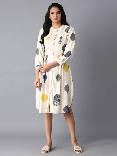 W Multicolor Embroidered Maxi Dress Price in India