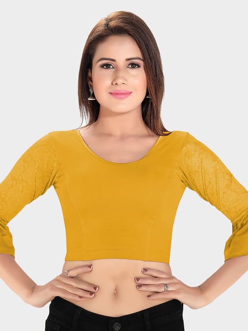 Salwar Studio Yellow Blouse