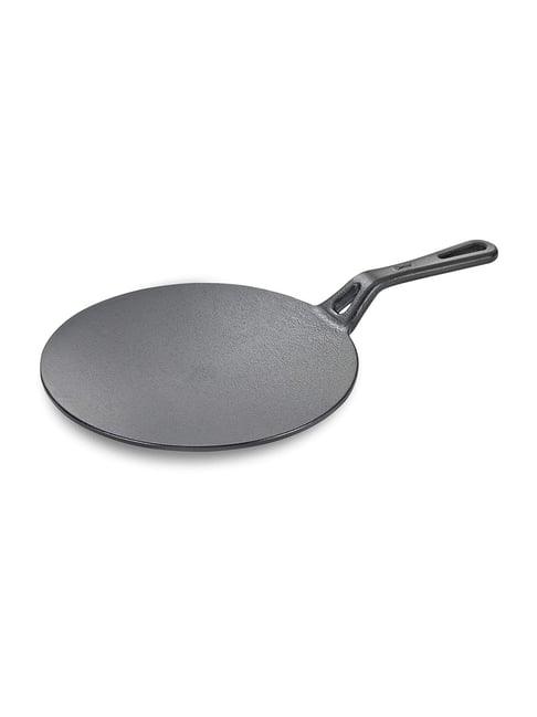Prestige Black Cast Iron 250 mm Tawa - Set of 1