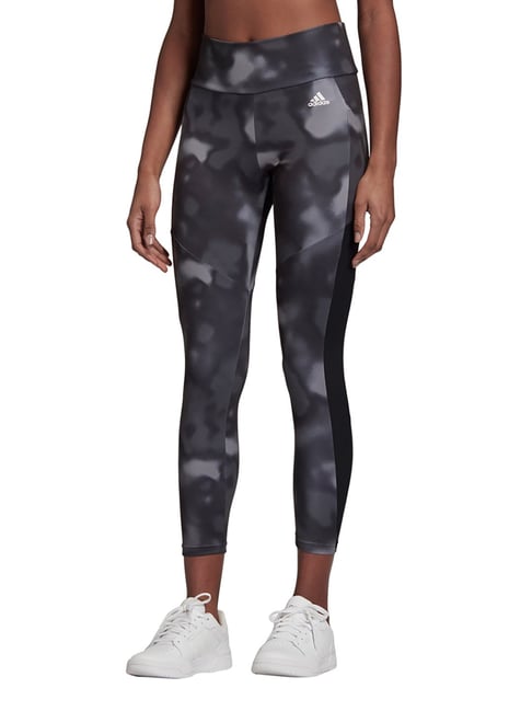 Buy adidas Blue Printed Running Tights for Women Online @ Tata CLiQ