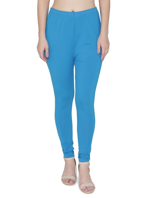 N-Gal Blue Mid Rise Leggings