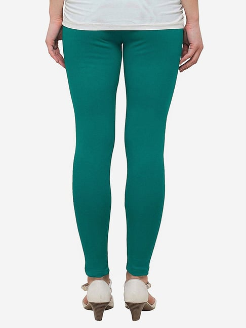  Turquoise Leggings for Women Mid Waisted Pants with